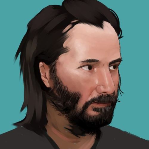 i did a photo study of keanu reeves + some of the most crackhead progress pics to have seen the ligh