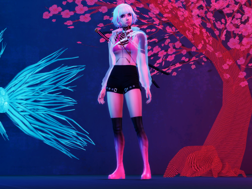 girlcreator-sims:σ Ⓣ ⓜε ℓᗝ Ｙ Ữc丨∂ ᗪｒⓔάϻ loading… cyberpunk lookbook 2x22  