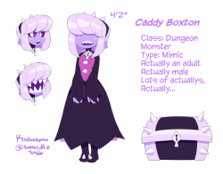 kittbetelgeuse: Hey guess what! Apparently I forgot to show you guys my revamp of Caddy that I did around…December? Whoopsie! but alas here it is!   [ DeviantArt ] [ Twitter ] [ Tumblr ] [ Kofi ]    