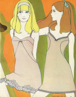 modrules:  Illustration from Seventeen magazine, 1968 Source http://sixties.twoday.net/ 