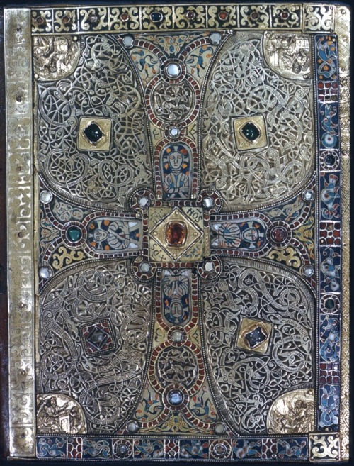 medievalvisions:Cover of the Lindau Gospels. Carolingian, possibly Austria, 8th century.