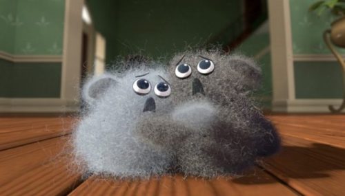 archiemcphee:  You’ll think twice about ever dusting or vacuuming again after watching “Dust Buddies,” a squee-inducingly cute 3D animated short film by Beth Tomashek and Sam Wade.“A story about the friendship between two dust bunnies, Fuzz and