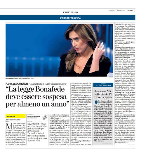 La Stampa, 02 Febbraio 2020