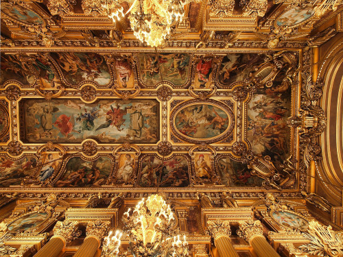 castlesandmedievals: The Palais Garnier (pronounced: [palɛ ɡaʁnje] French (help·info)) is a 1,979-