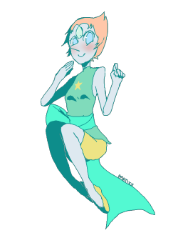 problematixx:  Crudely drawn Pearl based on her cute outfit from the new promo! 