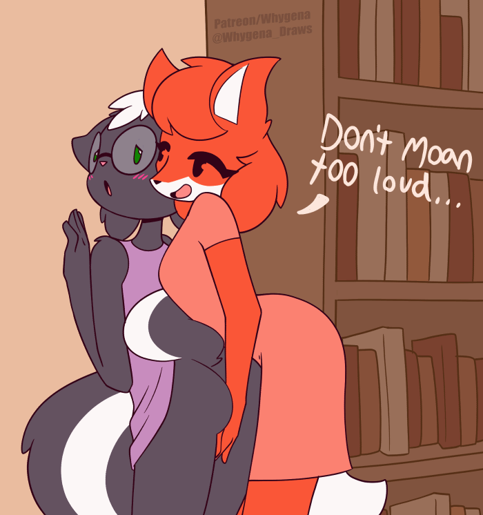 whygena-draws:   The library is usually pretty empty at this time of day. Gotta find