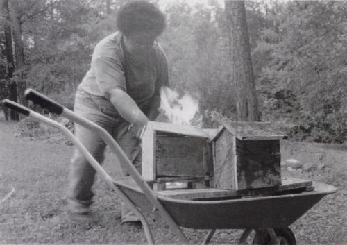 Taken in the backyard of her home in Athens, Georgia, a series of photographs document a private per