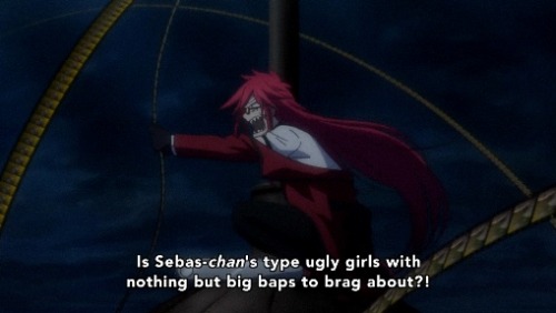 victorydanceblog:  Filler done right. Grell Sutcliff being Epic in Episode 9 of Book of Circus.  *EDIT*-September 8th-Corrected 2 gif images that we’re too large for tumblr. Should be working right now