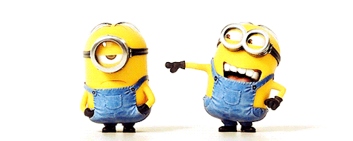 Image result for minion laughing gif
