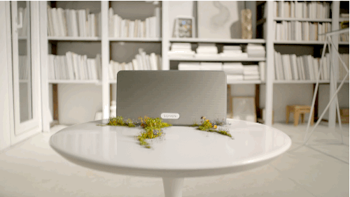 sonos:  Some songs cannot be contained. Transform your listening experience.