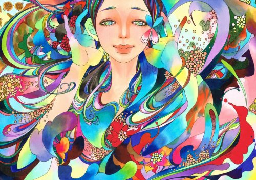 Fudearashi - Female artist from Japan.