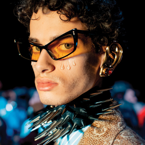 Masks that represent protection for the kindness and beauty inside, together with Gucci Eyewear in t
