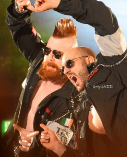 deidrelovessheamus:  Awesome pic of Sheamus and Cesaro in Tokyo, from Miyukin2222 on Instagram
