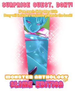 fuckyeahmonstergirls:  monsteranthology:  darkchibishadow:  monsteranthology:  ★HELP FUND THE BOOK HERE★ If we can raise 4k by May 15th, Doxy’s art will be included in the book! We’re almost half way there! Doxy is an amazing artist and we are