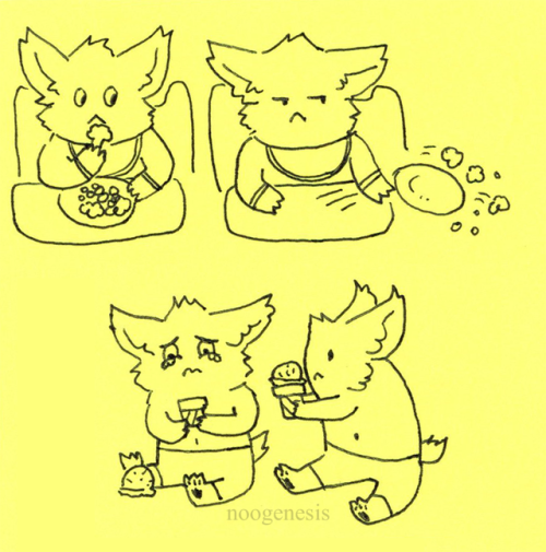 noogenesis:Rowdy Shendak babies, a collection.