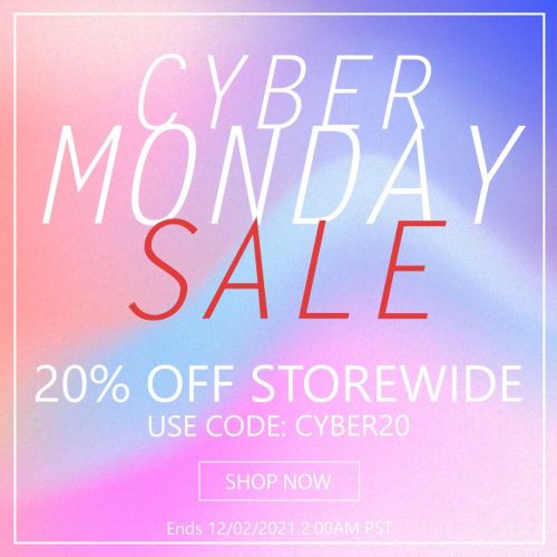 Cyber Monday Sale!! 20% off EVERYTHING!! Use code: CYBER20 Shop now at wiinoshop.com #nails #cyberm