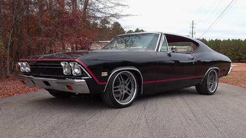 musclecardefinition: Awesome Pro Touring 1968 Chevrolet Chevelle Big-Block. Read more! www