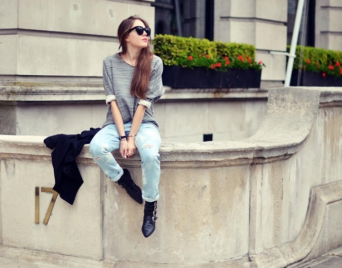 lookbookdotnu:  Casual in London (by Kasia Gorol)