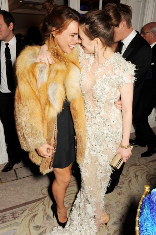 billiepiperonline: Billie Piper &amp; Hayley Atwell at The Evening Standard Theatre Awards (17th