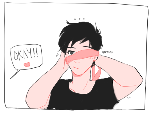 keilattes: hbd yuri!! from viktor, w love <3 plot twist: he actually can’t see shit w out his glasses 