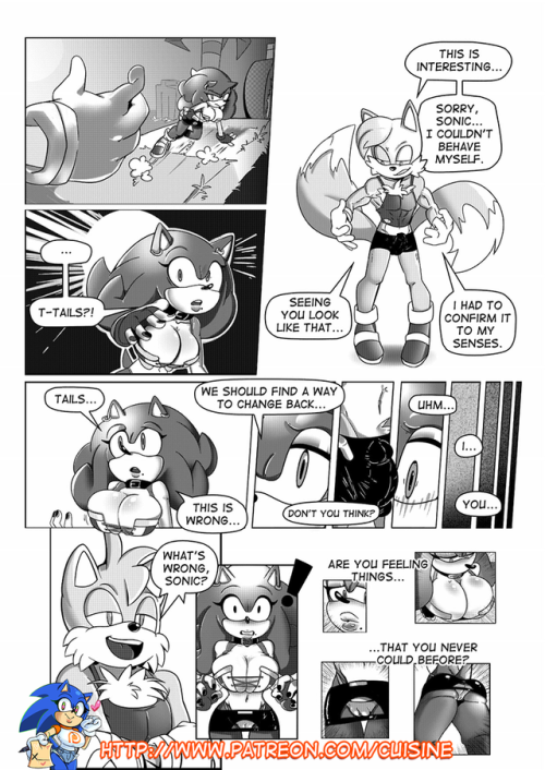 sonicthebabe: fortunegentlemen:  sonicthebabe:   Unbreakable Bond the comic will be available in its full 20-page glory on 22nd of September, in my Patreon! https://www.patreon.com/Cuisine If you want to see all 20 pages, pledge at least 3$ to get the