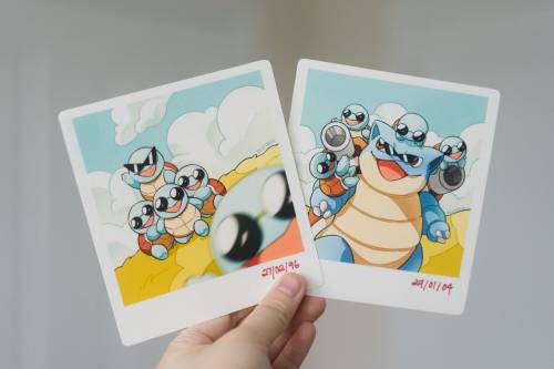 retrogamingblog2: Pokemon Snap Polaroid Prints made by Teletelo 