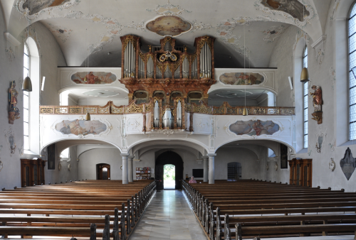 Parish church of St. Gallus, Bregenz (est. 1079).&gt; Photo: Andreas Praefcke.