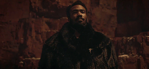 labyrinthphanlivingafacade: winterswake: Donald Glover as Lando Calrissian  Anyone else swoonin