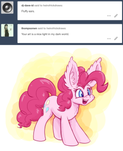 heirofrickdraws:Pinkie Pie is hear to make sure you’ll always have at least a lil’ bit of light &lt;3