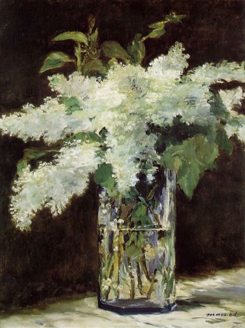 White Lilacs (Lilacs in a Vase), Édouard Manet, ca. 1882