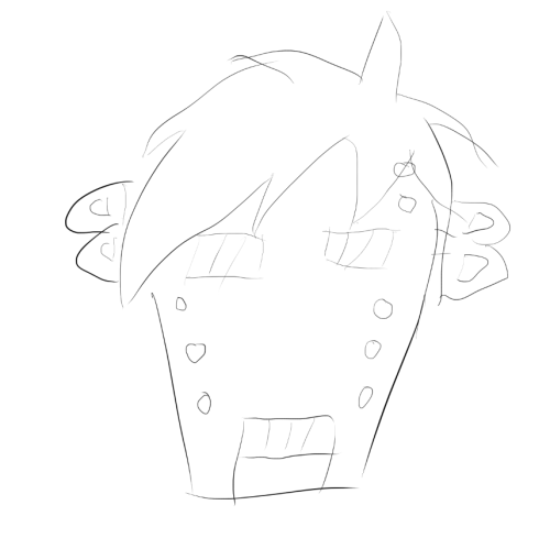 I Did My First Ever Original Drawing And Decided To Do Robo-Ky He Is So Long And Shitty And I Love Him