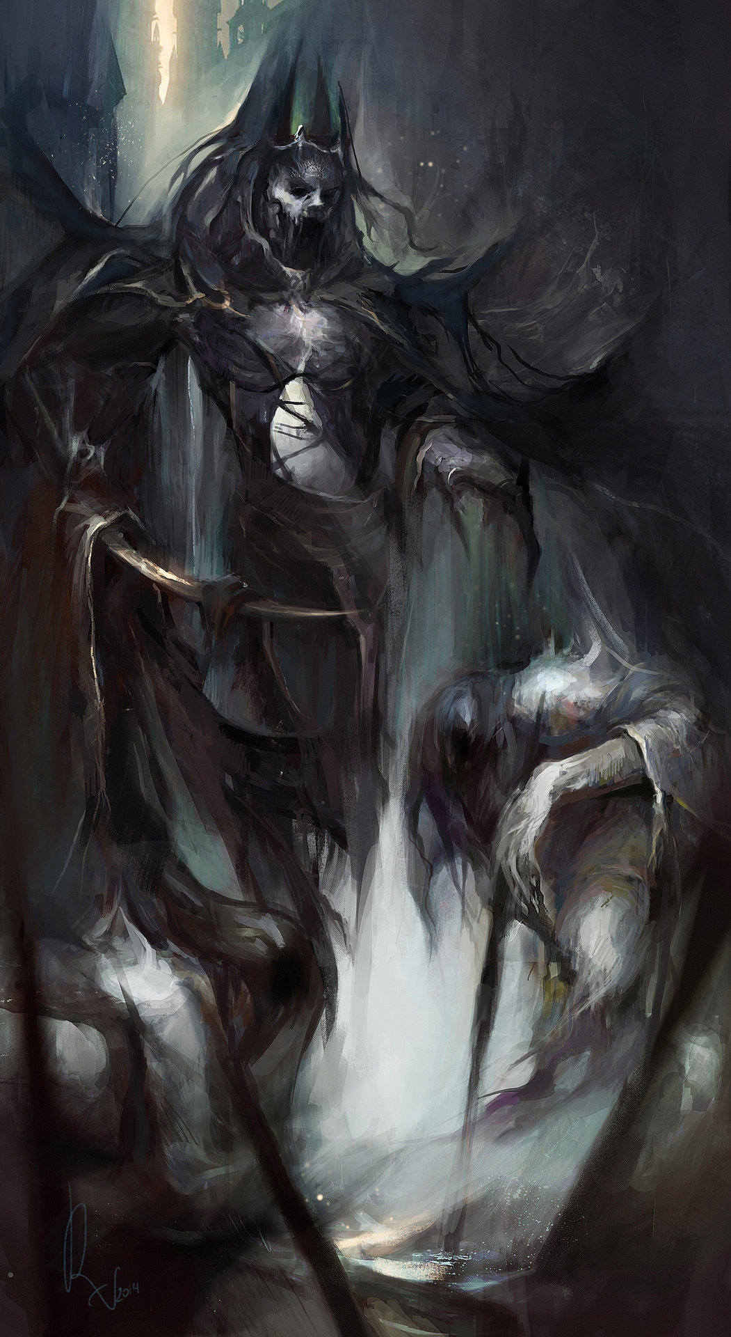 gamingpixels:  Bloodborne Fan Arts:#1 CrowGuard by Alexander Kretov#2 Dead-hearted