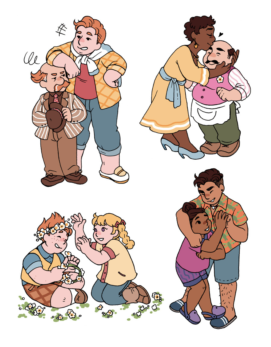 almost all sos poot villagers, i drew when the game was first  and only post now lol. lovett is missing cause i 