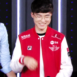 Image result for faker laughing gif