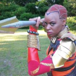 cosplayingwhileblack:  Character: OkoyeSeries: Marvel ComicsCosplayer: Brown.suga.outlaw