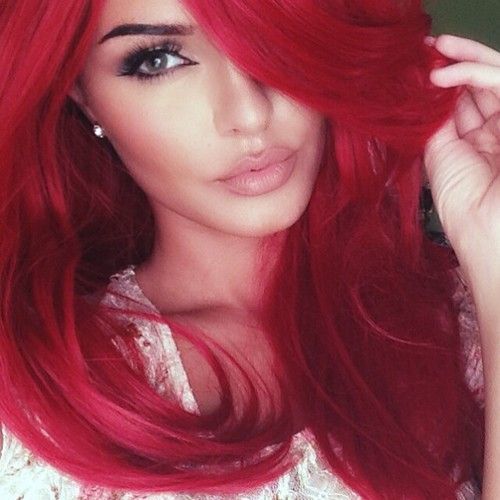 hairchalk:  With Hair Chalk, you can get TerREDfic hair in no time!