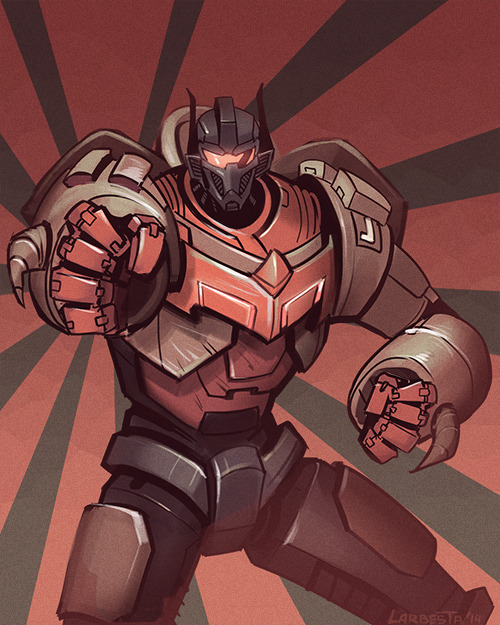 larbestaaargh:  KING GRIMLOCK APPROVES OF THE WHOLE DRAWING THING. HERE. HAVE A BROFIST 