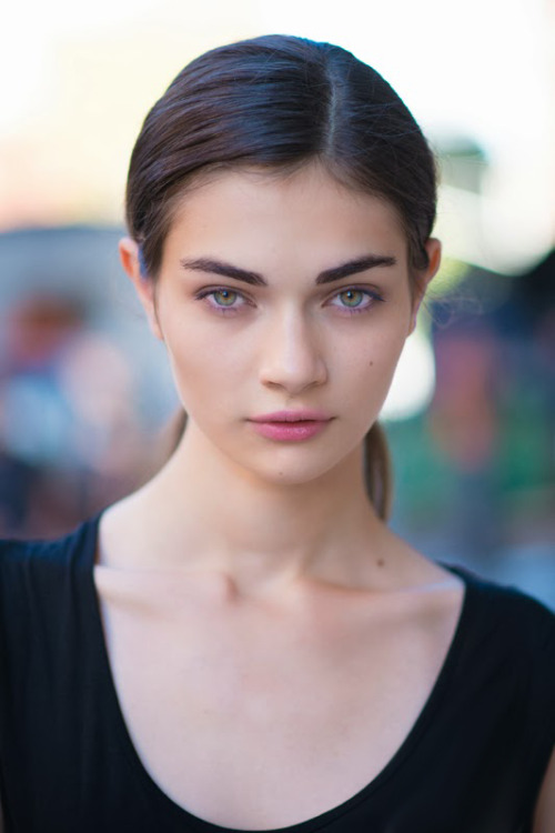 runwayandbeauty: Antonina Vasylchenko - After Honor, NYFW SS 2014 Source: mitograph