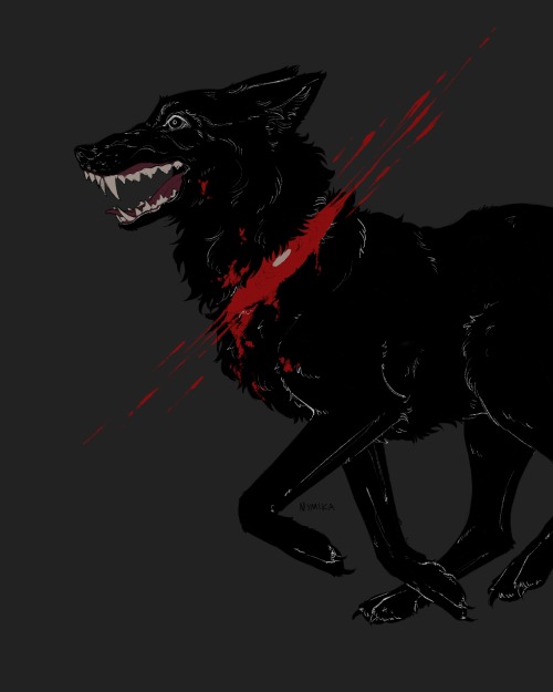 nymika-arts:i was following the pack, all swallowed in their coatswith scarves of red tied ‘round th