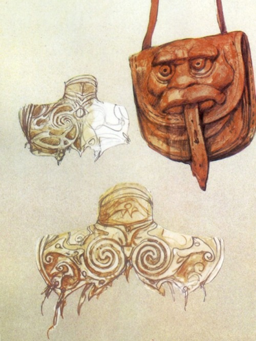 talesfromweirdland:The Dark Crystal (1982) concept art by Brian Froud.