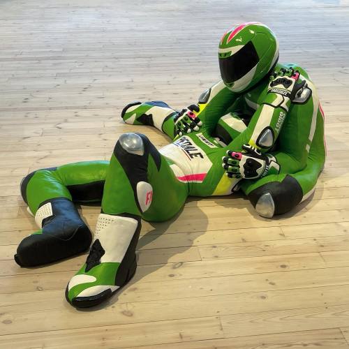 Leatherboys, Acrylic On Ceramic By Louka Anargyros