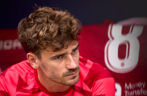 Antoine Griezmann during the match between Atletico de Madrid and RCD Espanyol at Wanda Metropolitan