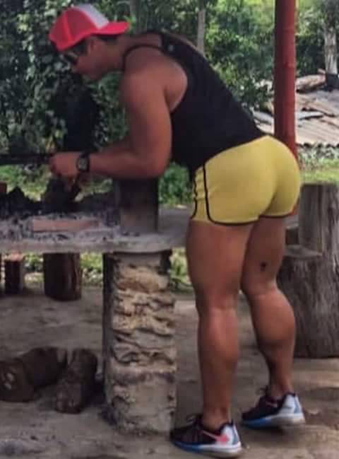 behind the pant