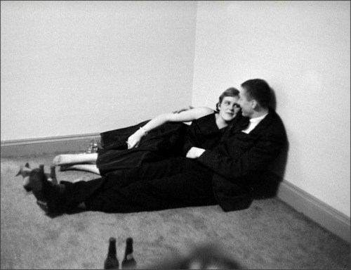 1950sunlimited:A bit of private together time at the Teenage Jazz Party, 1958Yale Joel