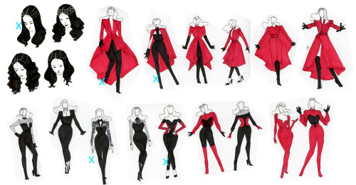 kevinwada:Thought why not repost the explorations that led to my #ScarletWitch redesign for Marvel c