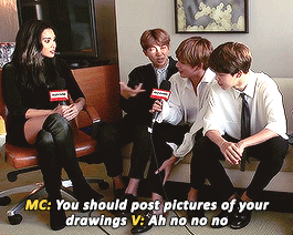 booptae: shy taehyung about his new hobby
