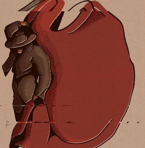 The Bull Fighter (from A Study I Did Of Matadors)