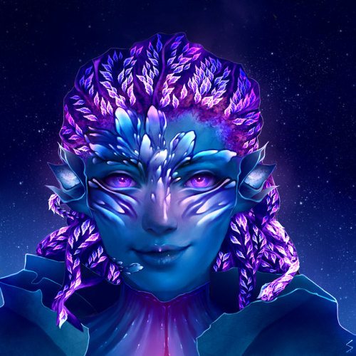 GW2 Commission - EnnaraCommission for a gw2 player of their kind hearted sylvari mesmer Ennara. Than