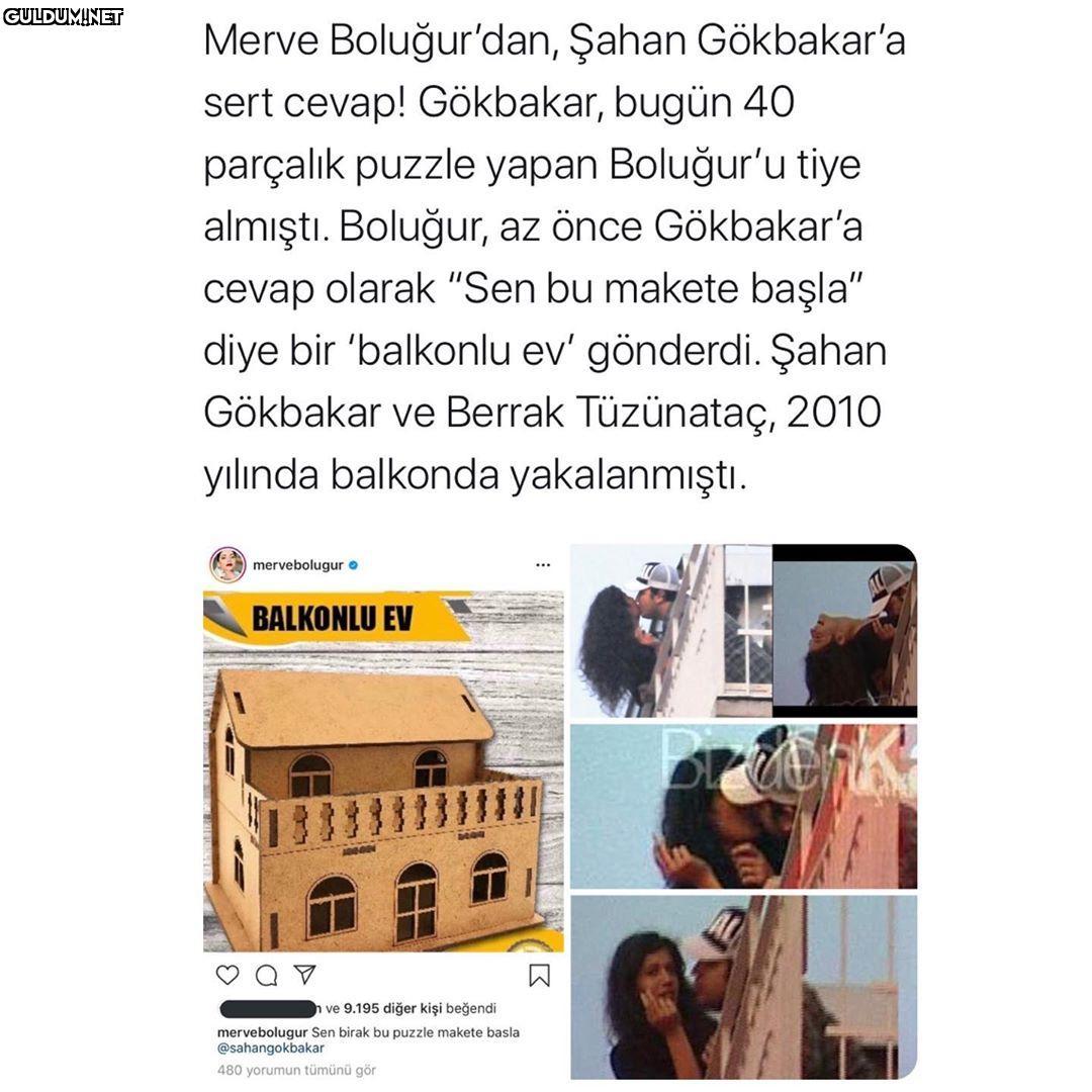 Merve Boluğur'dan, Şahan...