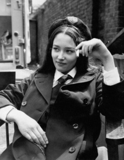 nitebirds:  Olivia Hussey on set “All The